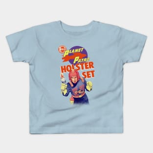 Retro Planet Patrol Holster Set Kids T-Shirt